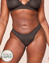 Load image into Gallery viewer, nueskin Bonnie Mesh Low-Rise Thong in color Bracken and shape thong
