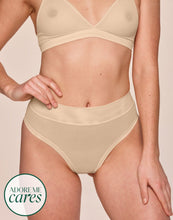 Load image into Gallery viewer, nueskin Ginny Mesh Mid-Rise Bikini Brief in color Appleblossom and shape midi brief
