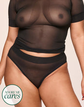 Load image into Gallery viewer, nueskin Ginny in color Jet Black and shape midi brief
