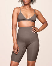 Load image into Gallery viewer, nueskin Jenn Wireless Triangle Bralette in color Deep Taupe and shape bralette
