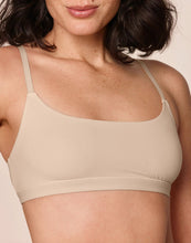 Load image into Gallery viewer, nueskin Cora Scoop-Neck Shelf Bra in color Appleblossom and shape bralette
