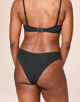 nueskin Mindy in color Jet Black and shape midi brief