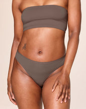 Load image into Gallery viewer, nueskin Mindy in color Deep Taupe and shape midi brief
