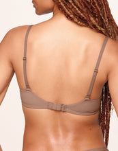 Load image into Gallery viewer, Adore Me Janelle Underwired T-Shirt Bra in color Beaver Fur and shape demi
