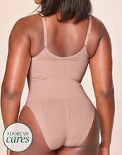 Load image into Gallery viewer, nueskin Cady High-Compression Cheeky Bodysuit in color Rose Cloud and shape bodysuit
