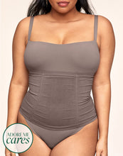 Load image into Gallery viewer, nueskin Claudine High-Compression Waist Cincher in color Deep Taupe and shape corset
