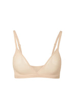 Load image into Gallery viewer, nueskin Viktoria Mesh Wireless Triangle Bralette in color Dawn and shape bralette
