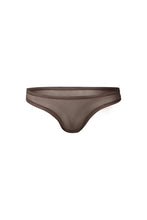 Load image into Gallery viewer, nueskin Bonnie Mesh Low-Rise Thong in color Bracken and shape thong
