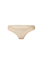 Load image into Gallery viewer, nueskin Bonnie Mesh Low-Rise Thong in color Dawn and shape thong

