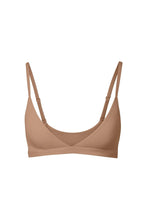 Load image into Gallery viewer, nueskin Jenn Wireless Triangle Bralette in color Macaroon and shape bralette
