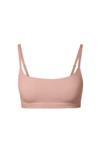 Load image into Gallery viewer, nueskin Cora Scoop-Neck Shelf Bra in color Rose Cloud and shape bralette
