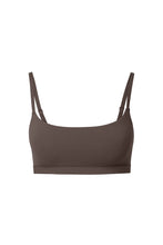 Load image into Gallery viewer, nueskin Cora Scoop-Neck Shelf Bra in color Bracken and shape bralette
