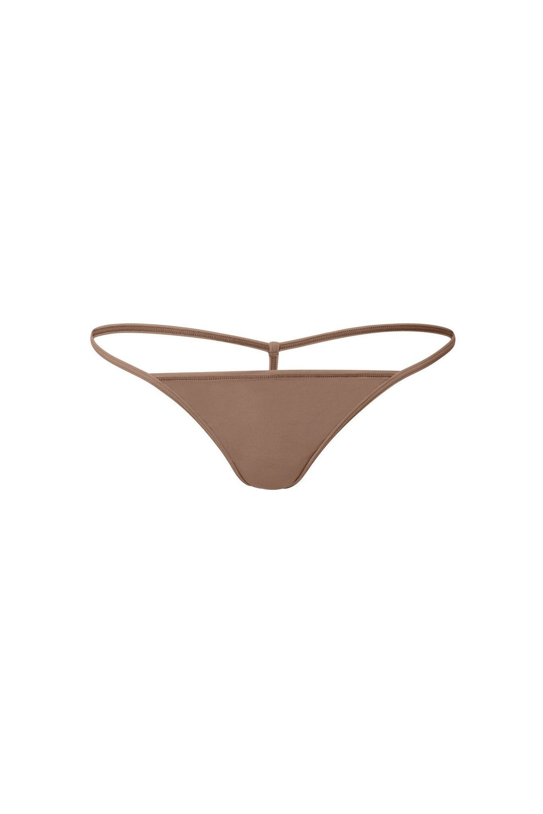 nueskin Irina No-Cut G-String in color Beaver Fur and shape thong