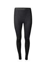 Load image into Gallery viewer, nueskin Laurie Rib Cotton Legging in color Jet Black and shape legging
