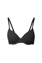 Load image into Gallery viewer, nueskin Janelle Underwired T-Shirt Bra in color Jet Black and shape demi
