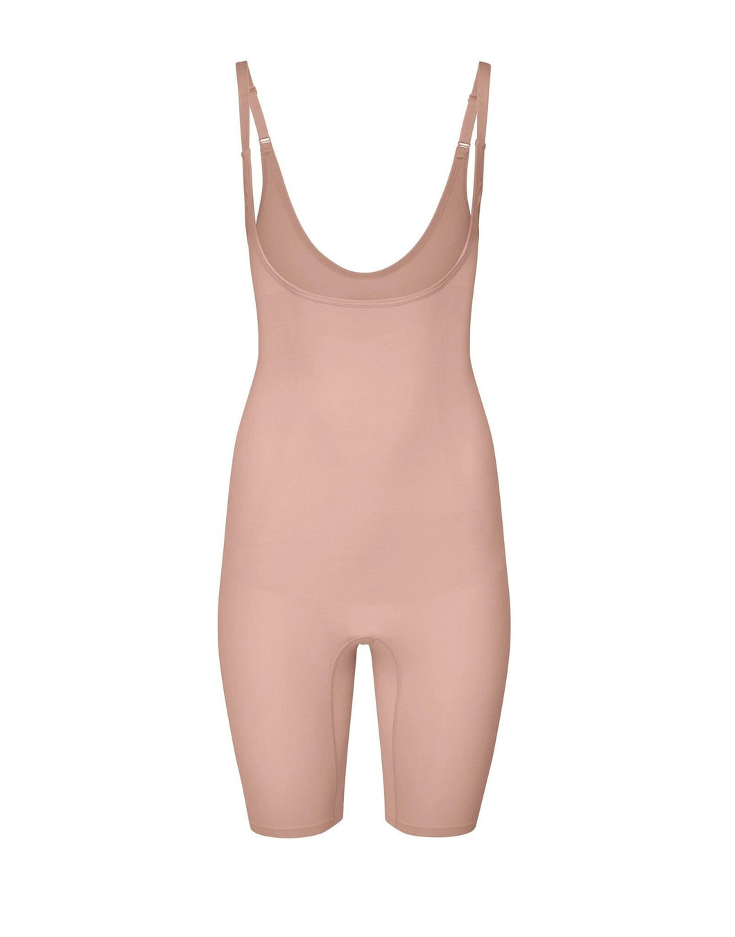 nueskin Braelynn High-Compression Underbust Bodysuit in color Rose Cloud and shape bodysuit