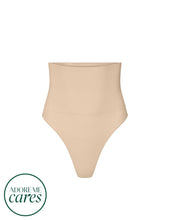 Load image into Gallery viewer, nueskin Elodie High-Compression High-Waist Thong in color Dawn and shape thong
